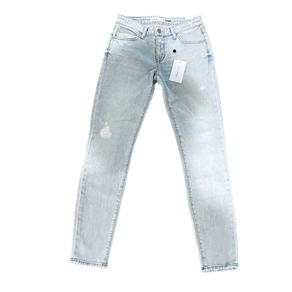 NWT Lovers + Friends Ricky Skinny Distressed Jeans Size 24 - Picture 4 of 6